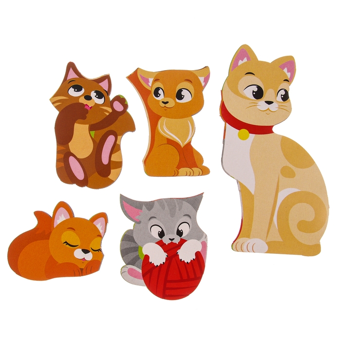 Головоломка &laquo;Кошка с котятами&raquo; для самых маленьких