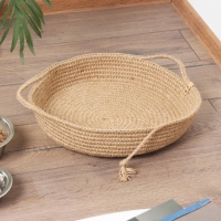 Лежанка для животных, D 35 см, джут Лежанка для животных, D 35 см, джут