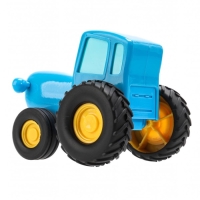 Машинка металлическая &laquo;Синий трактор&raquo;, свет, звук, 11 см, инерция