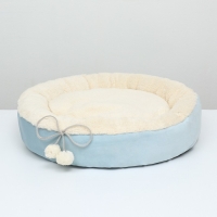 Лежанка "Снежок", 56 х 46 х 13 см, синий Лежанка "Снежок", 56 х 46 х 13 см, синий