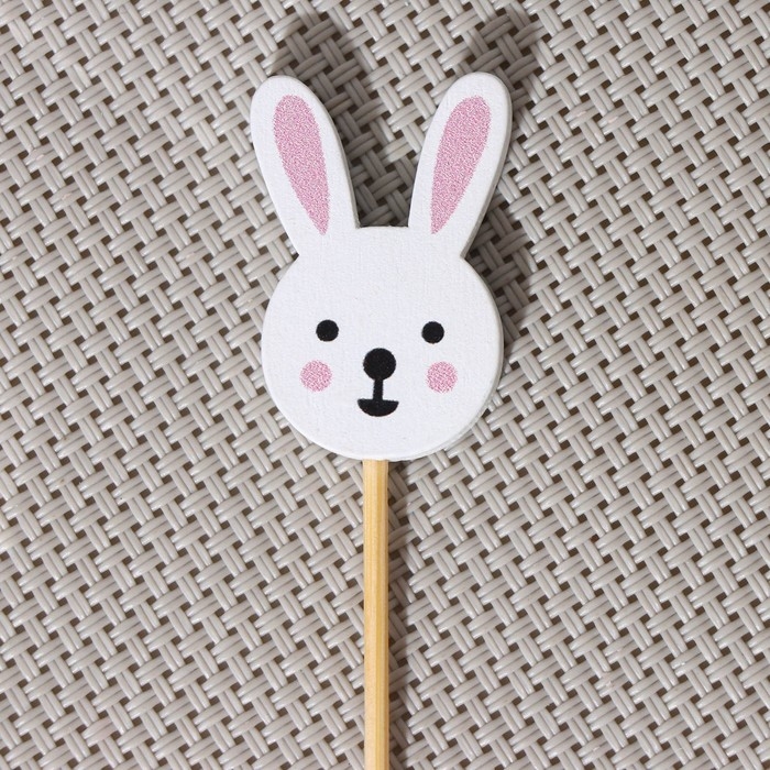 Шпажки Доляна &laquo;Пасхальные зайчики&raquo;, 12 см, набор 25 шт