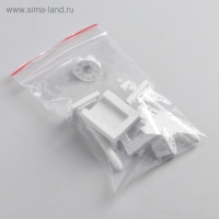 Сиденье для унитаза с крышкой Росспласт &laquo;Декор. Пальма&raquo;,44,5 х 37,5 см, белое