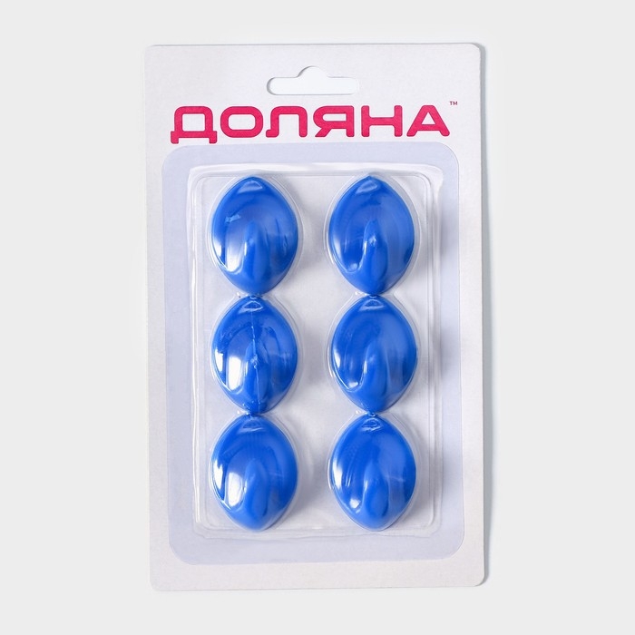 Крючки самоклеящиеся Доляна &laquo;Овал&raquo;, 6 шт, цвет МИКС
