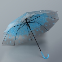 Зонт - трость полуавтоматический &laquo;Spring&raquo;, 8 спиц, R = 46 см, цвет МИКС