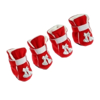 Ботинки "Бубенцы", набор 4 шт, размер M, красные Ботинки "Бубенцы", набор 4 шт, размер M, красные