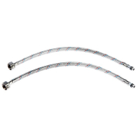 Смеситель для кухни ZEIN Z2106, двухвентильный, силиконовый излив, красный/хром