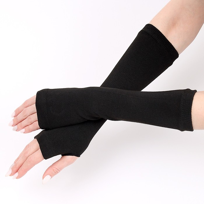 Перчатки без пальцев «Аниме», цвет чёрный Перчатки без пальцев «Аниме», цвет чёрный