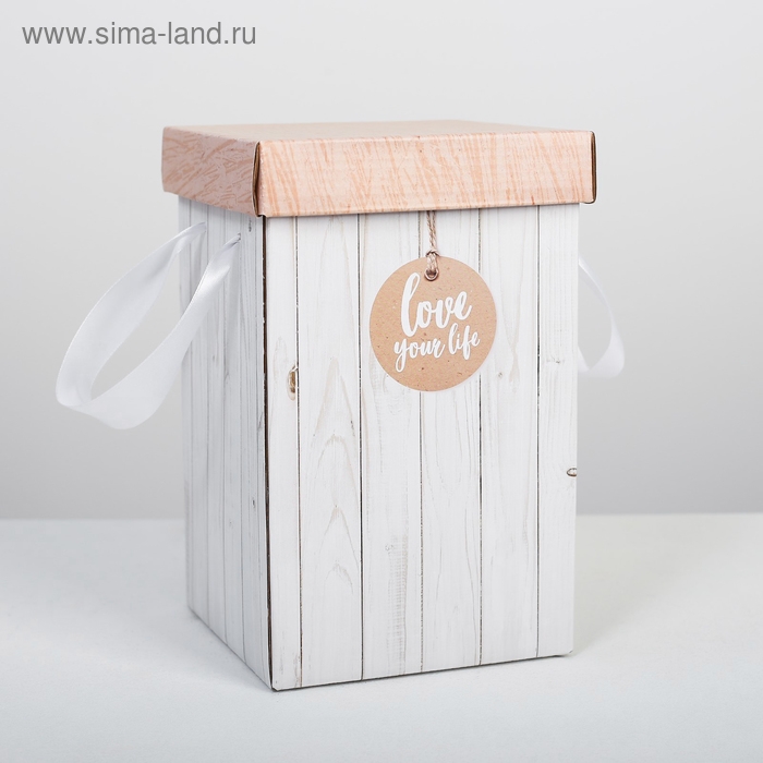 Коробка подарочная складная &laquo;Доски&raquo;, 14 х 23 см