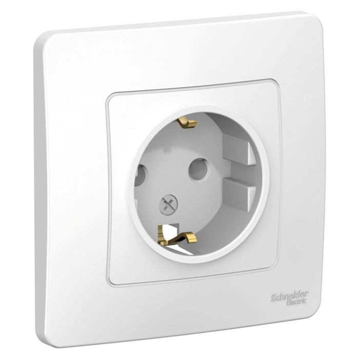 Розетка SE Blanca, 16 А, 250 В, встраиваемая, с з/к, IP20, белая, BLNRS001011 Розетка SE Blanca, 16 А, 250 В, встраиваемая, с з/к, IP20, белая, BLNRS001011