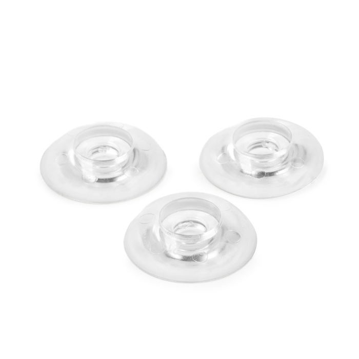 Термошайба ТУНДРА, кровельная, для поликарбоната, без колпачка, М22х6 мм, прозрачный, 25 шт