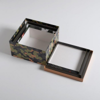 Набор коробок 3 в 1, упаковка подарочная, &laquo;23 февраля&raquo;, 18 х 18 х 10‒22 х 22 х 12 см