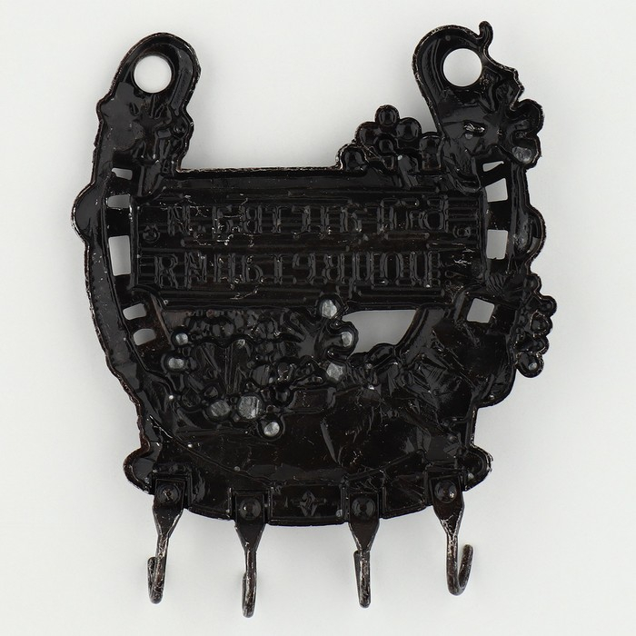 Ключница настенная-подкова &laquo;Богатства и процветания&raquo;, 10,5 х 12 см.