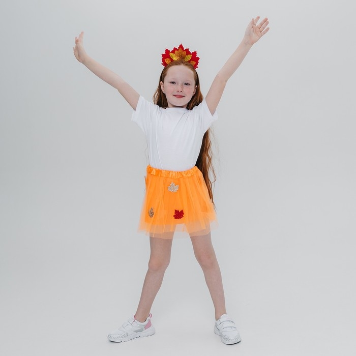 Карнавальный набор &laquo;Осенняя принцесса&raquo;: юбка и ободок