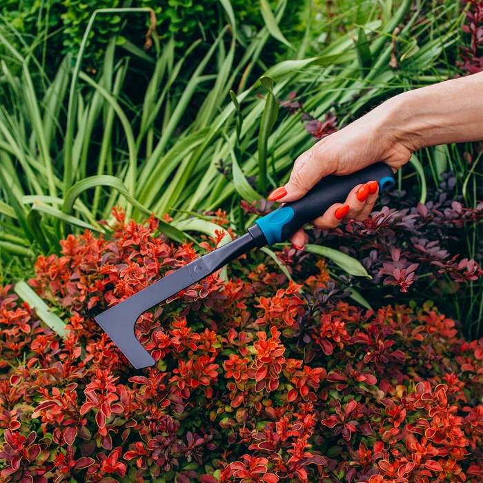 Серп садовый, длина 30 см, эргономичная прорезиненная ручка, Greengo