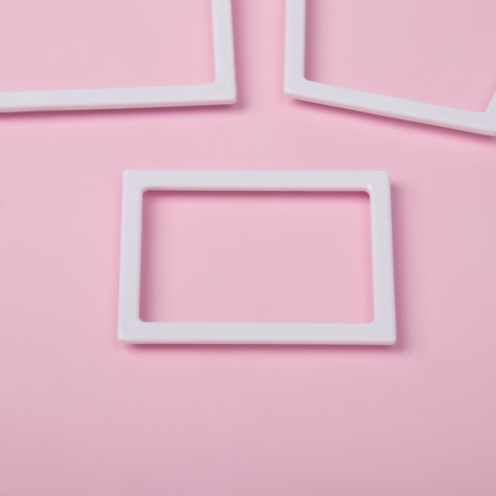 Выемки для теста Доляна &laquo;Домик&raquo;, набор 4 шт, кондитерскин, пластик, белые