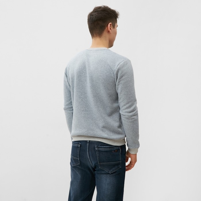 Свитшот мужской НАЧЁС, цвет светло-серый, размер 50 Свитшот мужской НАЧЁС, цвет светло-серый, размер 50