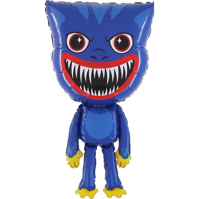 Шар фольгированный 28'' фигура, «Зубастики, Зубабасси», синий Шар фольгированный 28'' фигура, «Зубастики, Зубабасси», синий