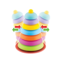 Логическая пирамидка «Тарелочки-неваляшки» Логическая пирамидка «Тарелочки-неваляшки»