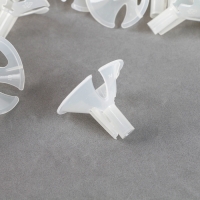 Держатель-зажим для шаров, d=5 мм, цвет прозрачный, набор 100 шт. Держатель-зажим для шаров, d=5 мм, цвет прозрачный, набор 100 шт.