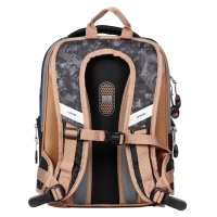 Рюкзак каркасный 35 х 26 х 14 см, Across HK22, наполнение: мешок, пенал, синий HK22-4