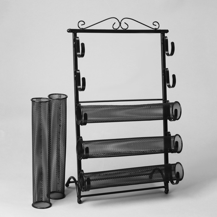 Подставка для часов, браслетов, цепочек, 5 роликов, 32&times;19&times;50 см