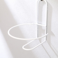 Подвес для кашпо, настенный, d = 16 см, белый, &laquo;Одиночка&raquo;