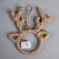 Светодиодная фигура &laquo;Олень&raquo; 14х11х1 см, 20 LED, батарейки AG13x3 (в комплекте), свечение теплое белое