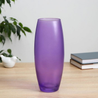 Ваза "Радуга Сиреневая" матовая, d-7,5см 10х26см Ваза "Радуга Сиреневая" матовая, d-7,5см 10х26см