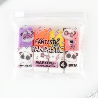 Набор текстовыделителей &laquo;Fantastic pandastic&raquo;, МИКС 4 штуки.