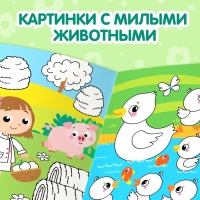 Раскраска многоразовая &laquo;Рисуй-стирай. На ферме&raquo; 12 стр.