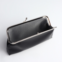 Косметичка на фермуаре, цвет чёрный Косметичка на фермуаре, цвет чёрный