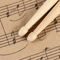 Барабанные палочки Music Life, 7А, клен, белые Барабанные палочки Music Life, 7А, клен, белые