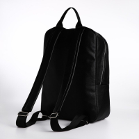 Рюкзак молодёжный, &laquo;Сакси&raquo;, отдел на молнии, наружный карман, цвет чёрный