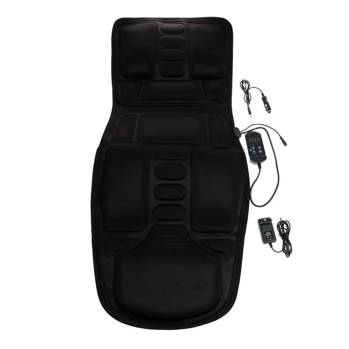 Массажная накидка для спины Luazon LEM-22, таймер 15/30 мин, 8 видов массажа, 220/12В Массажная накидка для спины Luazon LEM-22, таймер 15/30 мин, 8 видов массажа, 220/12В