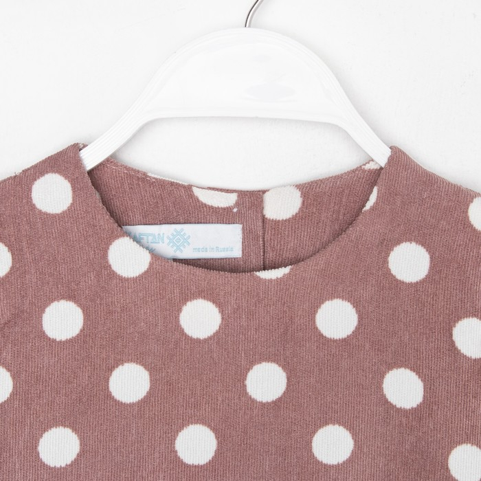 Платье детское KAFTAN Платье детское KAFTAN "Горох", р. 30 (98-104), розовый