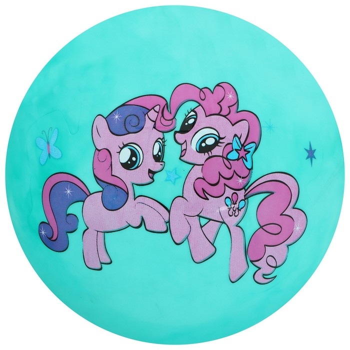 Мяч детский &laquo;Единороги&raquo;, d=22 см, 60 г, цвет МИКС