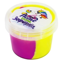 Слайм &laquo;Зефирка&raquo;, цвет жёлтый и ежевика, 100 г