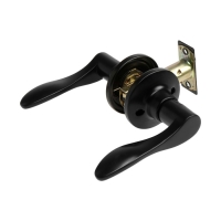 Защелка (мод.3187), межкомнатная, цвет матовый черный Защелка (мод.3187), межкомнатная, цвет матовый черный