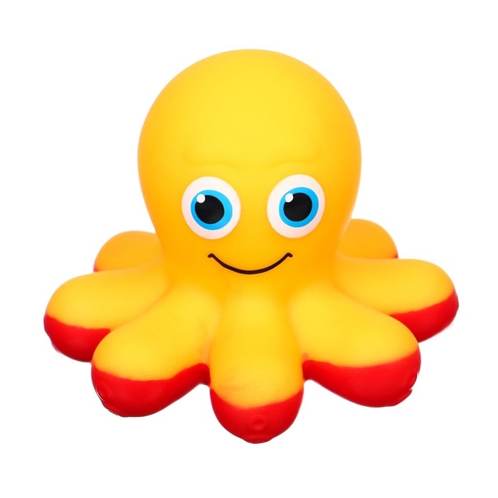 Набор резиновых игрушек для ванны &laquo;Осьминоги&raquo;, с пищалкой, 2 шт, Крошка Я