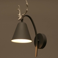 Бра 1670/1GY E27 40Вт серый 22х12х34,5 см