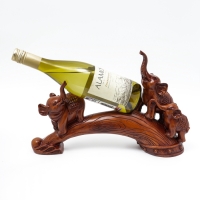 Подставка для бутылки "Два слона" под дерево, 36х10х25см Подставка для бутылки "Два слона" под дерево, 36х10х25см