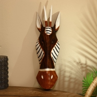 Маска "Зебра" албезия 55 см Маска "Зебра" албезия 55 см