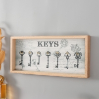 Крючки декоративные дерево "Ретро. Ключи" 29,8х2,5х13,6 см Крючки декоративные дерево "Ретро. Ключи" 29,8х2,5х13,6 см