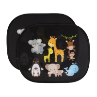 Шторки солнцезащитные для авто, Мультяшки DF1, 44&times;36 см, набор 2 шт