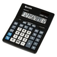 Калькулятор настольный Eleven Business Line CDB1201-BK, 12 разрядов, двойное питание, 155 х 205 х 35мм, черный