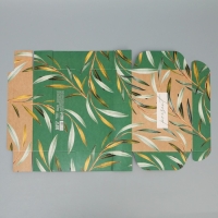 Коробка подарочная складная с крафт оборотом, упаковка, &laquo;Present&raquo;, 21 х 15 х 5 см