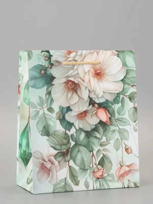 Пакет подарочный ламинированный &laquo;Цветочный рай&raquo; 18&times;22.3&times;10 см