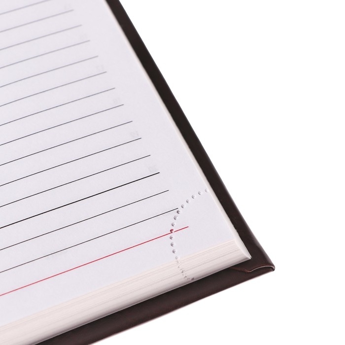 Ежедневник недатированный А5, 160 листов "Небраска", тёмно-коричневый