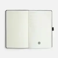 Ежедневник Lungo, недатированный, черный