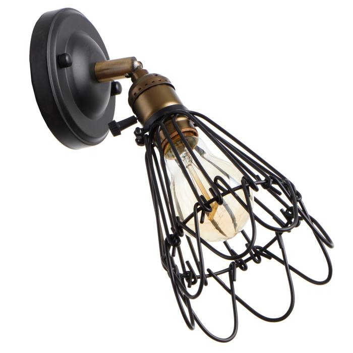 Бра 1952/1w E27 40Вт черный